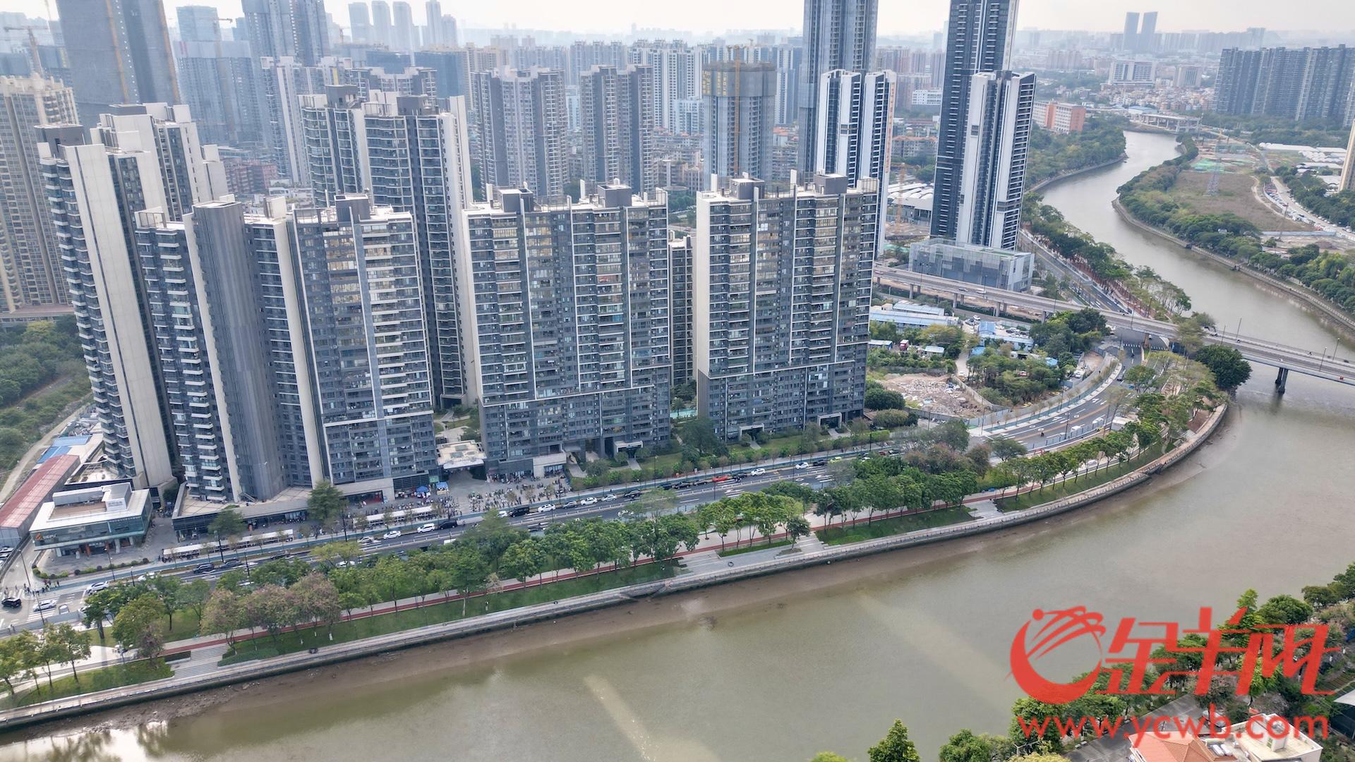 视频+图集｜打通4条断头路！广州荔湾花地河东侧道路（浣花西路-茶滘涌）建成通车(图2)